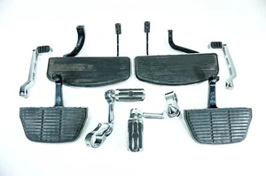 05 Harley Road Glide Touring OE FR RR LH RH Pass Rider Floorboard Foot Rest 1291 - Picture 1 of 20