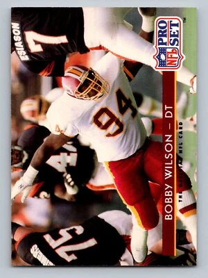 1992 Pro Set #89 Bobby Wilson   Washington Redskins - Image 1 of 2