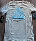 NWT Nike Boys YLG Gray/Light Blue/Black ICE COLD GAME Dri-Fit Shirt Large