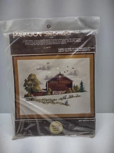 Paragon Stitchery 0938 "Mail Pouch" Tobacco Crewel Kit Vintage NIP - Picture 1 of 4