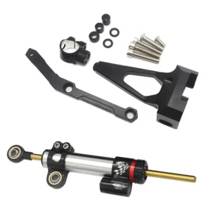 For MT-09 FZ09 2013-2018 2019 2020 Steering Damper Stabilizer Bracket Kit Mount - Picture 1 of 18