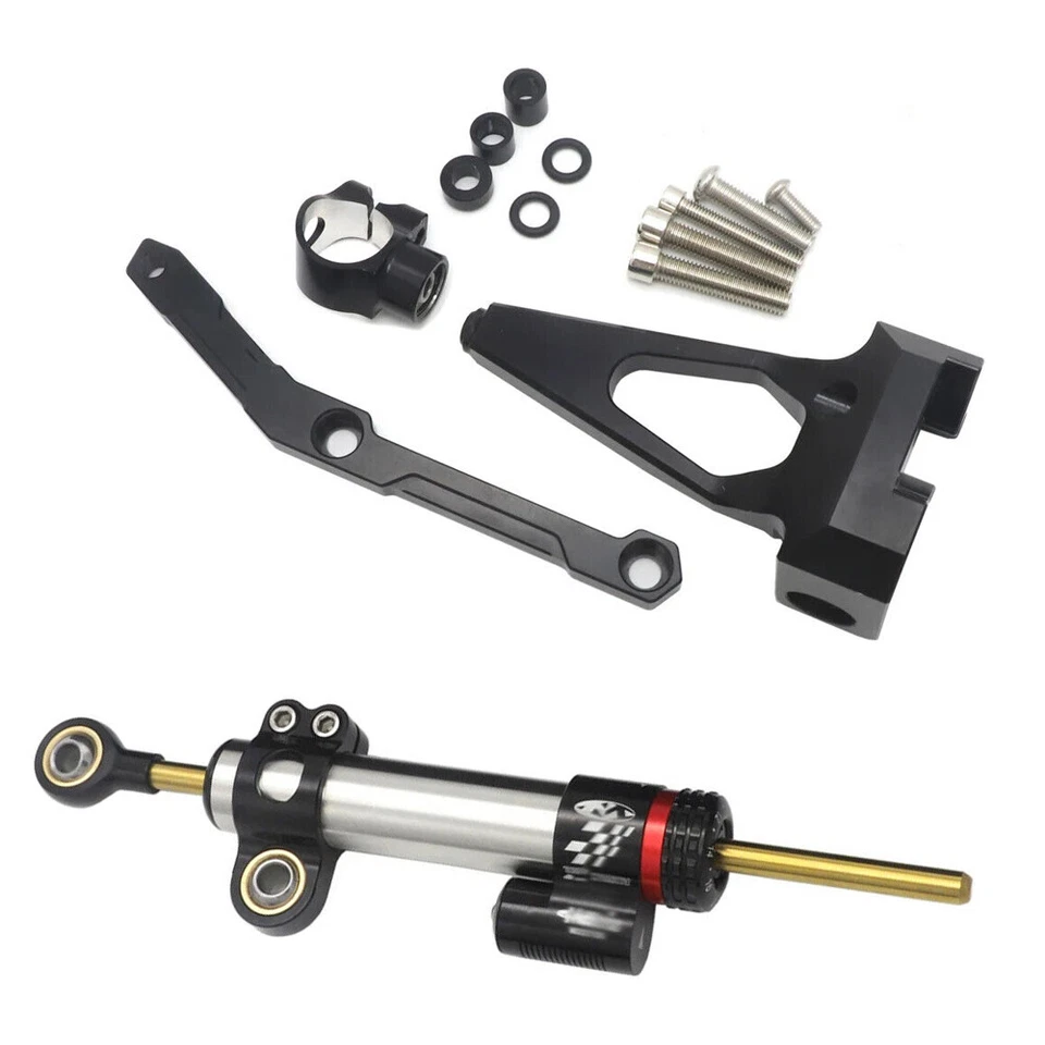 Kit de soporte estabilizador amortiguador de dirección montaje para MT-09 FZ09 2013-2018 2019 2020 Foto 1 de 4
