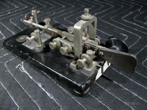 Vibroplex 1920 Original With Rare T Damper And Southern Electrical Co. Plaque - Photo 1/24