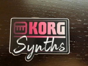 Korg Synths Sound 3X2 Custom Sticker - Bild 1 von 1