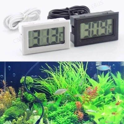 Digital LCD Thermometer Pet Fish Tank Temperature Mrter Outdoor Measure Tool CB1 - Image 1 of 4