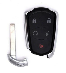 OEM Unlocked Cadillac XT5 XTS SRX XT4 Remote Smart Key Fob HYQ2EB Reshelled - Picture 1 of 4