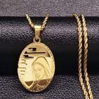 Our Lady Of Guadalupe Pendant Necklace Icon Medal  Women/men Jewelry