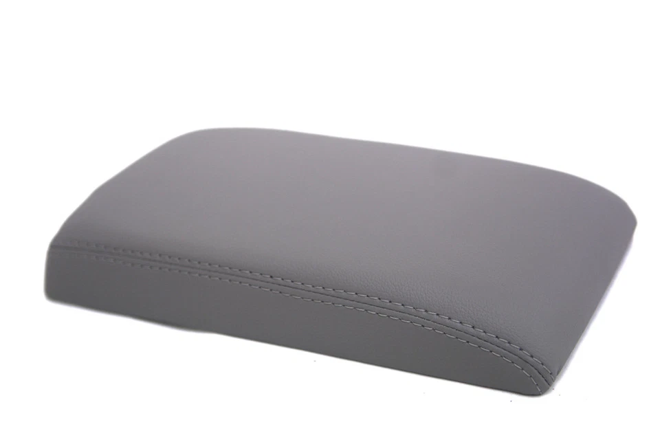 Fits 98-05 Volkswagen Passat Synthetic Leather Armrest Center Console Cover Gray - Image 1 of 2