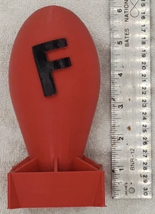 "F-Bomb" desk paper weight novelty gag gift joke 3d printed resin CL - Picture 1 of 2