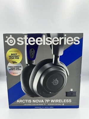 Steelseries Arctis Nova 7P Wireless Gaming Headset - Black & Blue