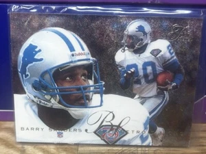 1995 Fleer Flair Preview - Barry Sanders - Detroit Lions - Hall of Famer - Picture 1 of 2