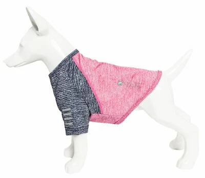 Pet Life 'Hybreed' Two-Toned Quick-Dry and 4-Way Stretch Solid Dog T-Shirt - Image 1 of 2