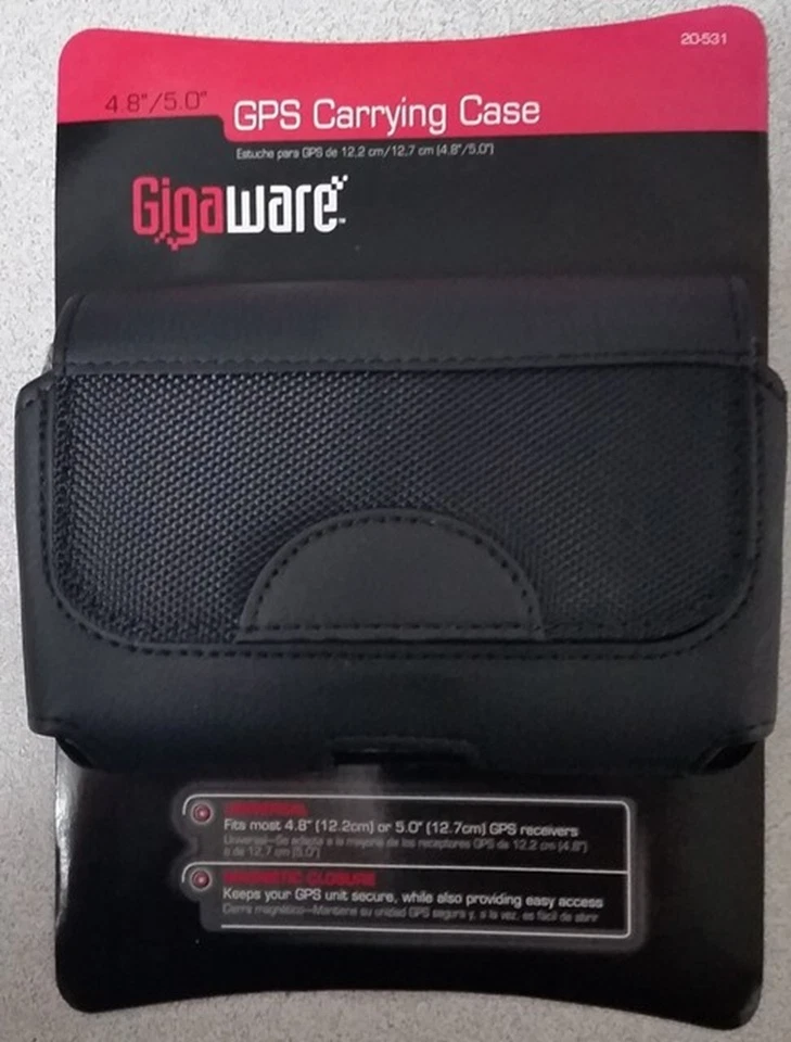 Gigaware GPS Carrying Case 4.3" Universal Black 2000530 - Image 1 of 1