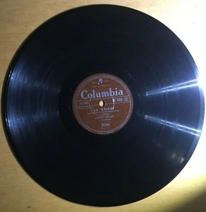 Disque Old record 78t/rpm 25cm Columbia BO du film "touchez pas au grisbi" - Picture 1 of 3
