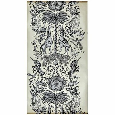 Papier Peint Animalia Kruger W0102/05 Monochrome Métallique Emma J Shipley - Photo 1/2