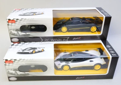 RC 1/24 PAGANI ZONDA R 2WD RC Toy * 2 PACK* -BLACK +  WHITE- RTR - Image 1 of 4