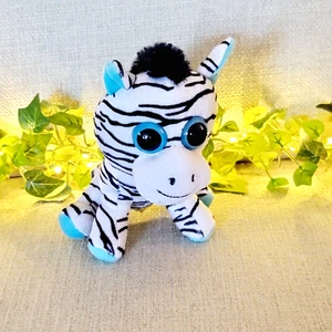 2014 MGS Zebra Plush with Blue Eyes - Picture 1 of 7