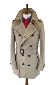 Burberry Herren Honey Kensington Trenchcoat IT 46 UK 36" Brustumfang XS S Runway LTD - Bild 1 von 19