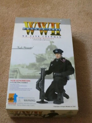 Dragón Segunda Guerra Mundial Alemán Rudi Messner #70592 NUEVO WH Tanque Crewman 1 PzDiv Francia 1940 Foto 1 de 4