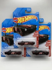 Lot Of 3 Hot Wheels Red Edition Target Exclusive Triumph TR6 Black - Picture 1 of 4