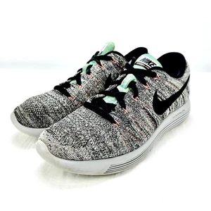 Nike LunarEpic Flyknit Shoes Gray/Black/Coral Women's Size 7.5 [843765-100] - Picture 1 of 11