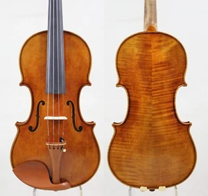 Antique Oil Varnish!Andrea Amati 1560 Violin 4/4 Copy!M8410 Powerful Clear Tone! - Picture 1 of 6