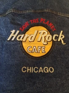 LEE JEAN JACKET LARGE 44 SIZE HARDROCK CAFE VINTAGE - Bild 1 von 12