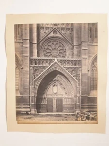St. Mary Redcliffe Church & Bristol Cathedral Door 2 Photos c1880s - Picture 1 of 2