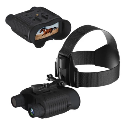 850nm 8X Night Vision Goggles IR Binoculars 1080P HD Camera Outdoor Hunting - Image 1 of 4