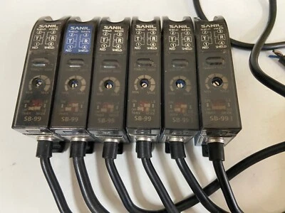 Lot of 6 SANIL SB-99 / SB-99 I Photo Electric Sensor Amplifier - Image 1 of 4