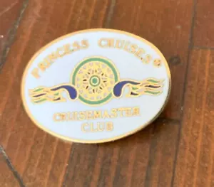 Princess Cruise Line Kreuzfahrten Cruisemaster Club ovale Emaille PIn/ Brosche goldfarben - Bild 1 von 4