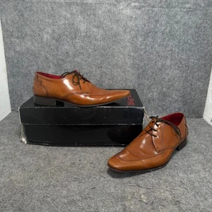 Zapatos Jeffery West Para Hombre Talla UK 6 Marrón Tostado Cuero Muse Zapatos Scarface España - Imagen 1 de 15
