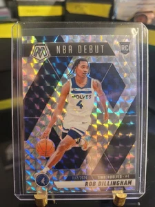 Mosaico Panini 2024-25 - Debut en la NBA Robert Dillingham #270 Silver Prizm (RC) - Imagen 1 de 2