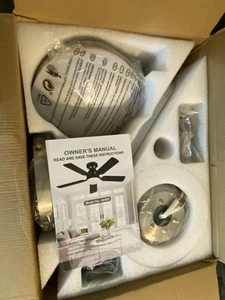 Modern  Ceiling Fan - Brown For Home Decor   18” Blade - Picture 1 of 2