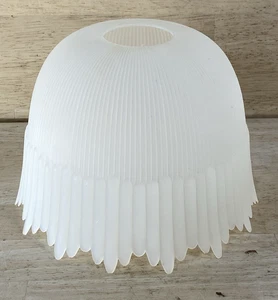 DIFFUSORE copri paralume in PLASTICA stile smerigliato a costine - Foto 1 di 11