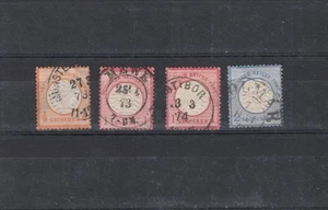 Germany 1872 4pc old stamps used - Picture 1 of 1