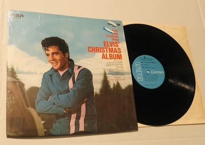 IN SHRINK Elvis’ Christmas Album LP MONO 1970 RCA Records - Image 1 of 4