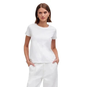 Madewell Northside Vintage Tee White Chalk XS Neu mit Etikett Classic Crewneck Top - Bild 1 von 9