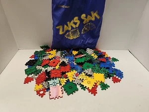 Vintage 1980s OHIO ART Zaks Sak Loose Lot Plastic Building Toy Pieces - Picture 1 of 9
