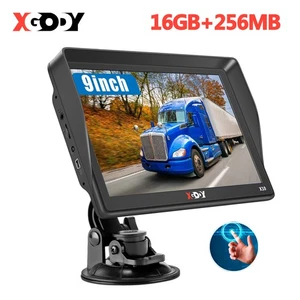 XGODY Navi mit Auto Camper Wohnmobil KFZ PKW LKW Navigationsgerät 16G+256MB POIs - Bild 1 von 15
