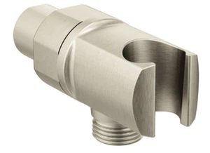 Fuente y soporte de pared de ducha de mano Moen A701BN - níquel cepillado - Imagen 1 de 1