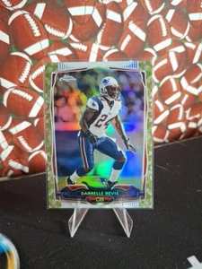 DARRELLE REVIS (HOF) 2014 Topps Chrome #15 STS Camo Refractor /499 (PATRIOTS) - Picture 1 of 2