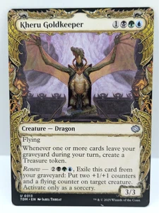 Tarkir: Dragonstorm - Kheru Goldkeeper - Uncommon - Borderless - Tdm 313 - Picture 1 of 2