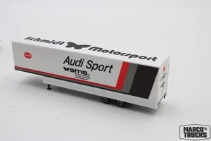 Herpa Box semitrailer gekröpft „Audi Sport SMS Schmidt Motorsport“ 1:87 /H20560 - Picture 1 of 1