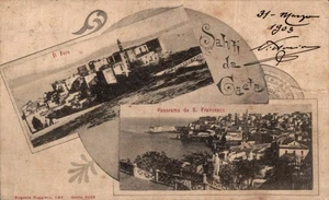 Latina Gaeta Ansichten Grüße aus, Randriss F. klein verschickt - Bild 1 von 2