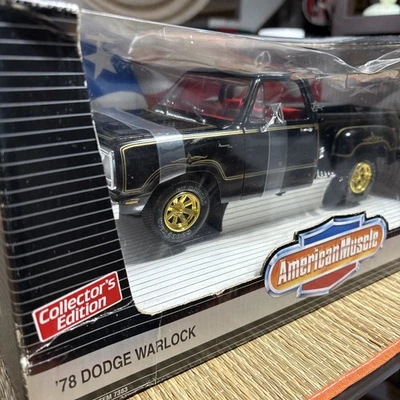 Ertl Boxed 1:18 American Muscle Factory Banded 1978 '78 Dodge Warlock  defect  - Image 1 of 4