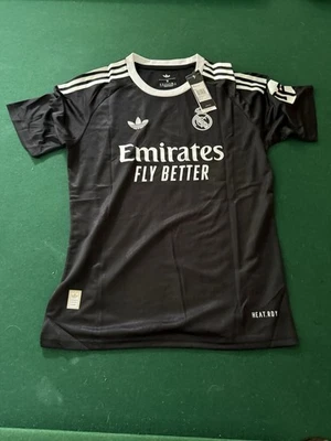 Real Madrid #7 Black Medium Adidas ClimaCool Ronaldo #7 Jersey - Image 1 of 3