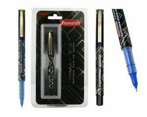 Reynolds Trimax Gold Refillable Fluid Blue Ink Set Of 2 - Picture 1 of 9
