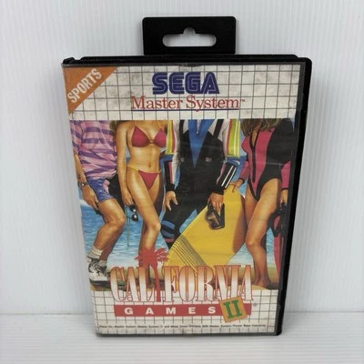 California Games 2 Sega Master System Game 1993 Rare No Manual Tested - Image 1 of 4