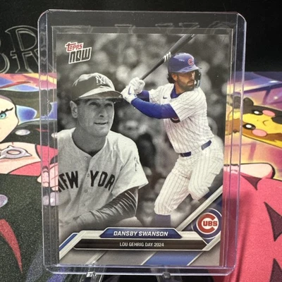 Dansby Swanson 2024 Topps NOW Lou Gehrig Day #LGD-23 — 第 1/2 张图片